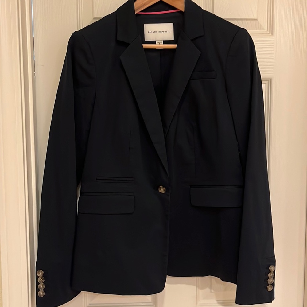 Banana Republic Navy Blazer